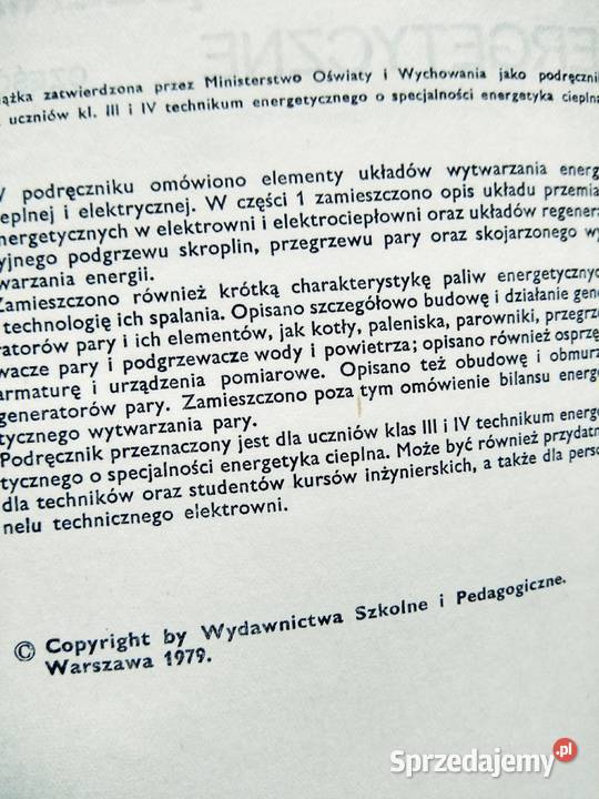 Maszyny i urządzenia energetyczne zawodowe Warszawa