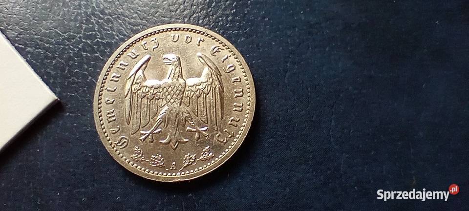 Stare monety 1 marka 1937 A Niemcy podkarpackie Lesko