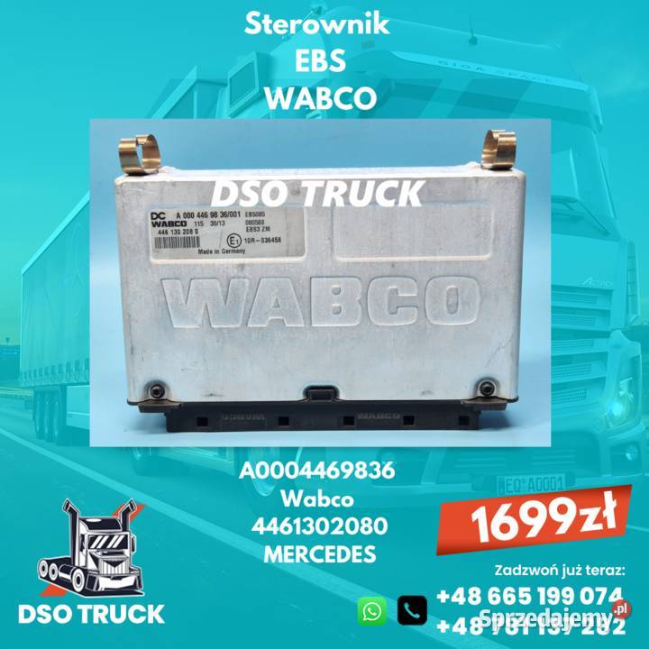 Sterownik EBS A0004469836 Wabco 4461302080 Zawichost