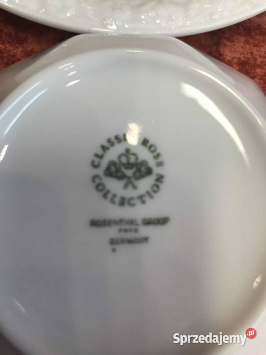 Bulionowki Rosenthal Maria Rosenkante Blau 3 Kielce