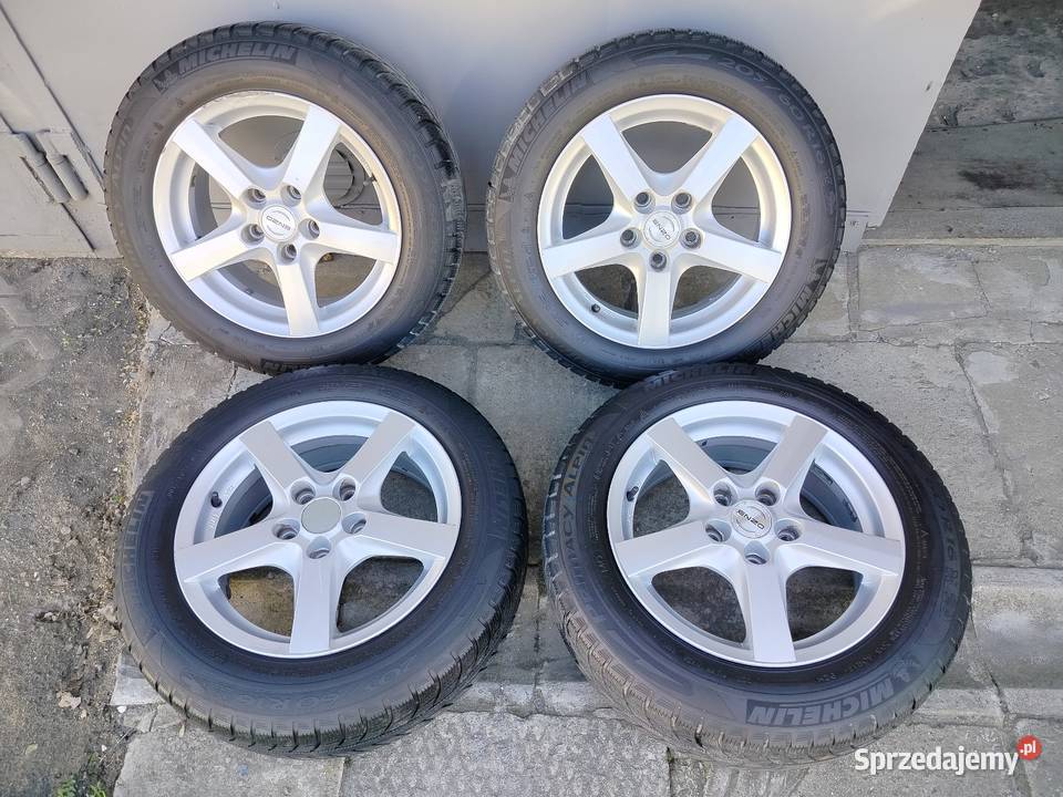 Alufelgi 16 5x120 z Opla opony zimowe Michelin Staszów