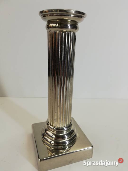 świecznik plater srebrny Lublin