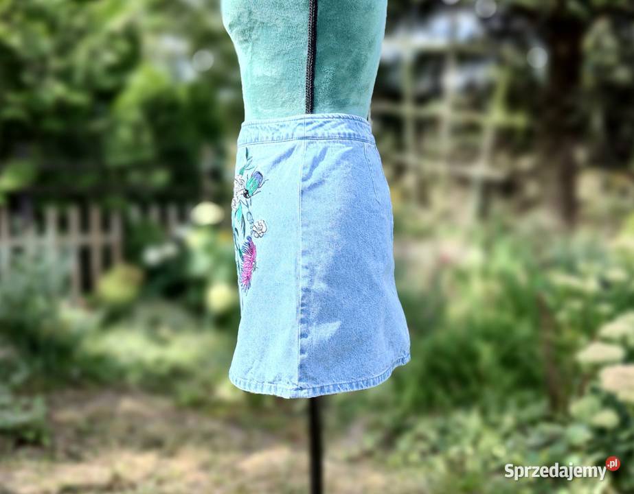 Spódnica mini HM 34 XS 36 S denim jeans mini Spódnice i sukienki Szczecin