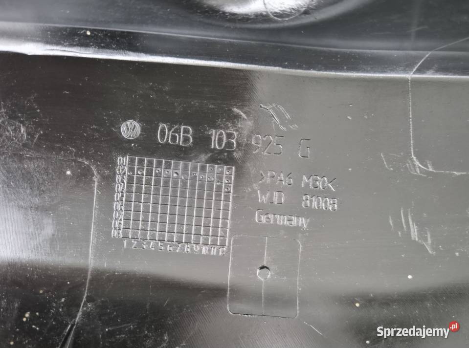 OSŁONA SILNIKA GÓRNA 20 B ALT VW PASSAT B5 FL Działoszyce