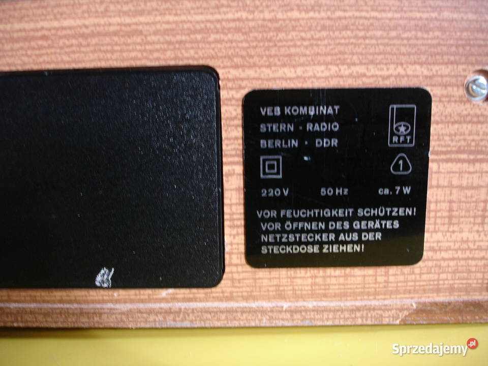 Radiomagnetofon RFT STERNRECORDER R160 Zielona Góra sprzedam
