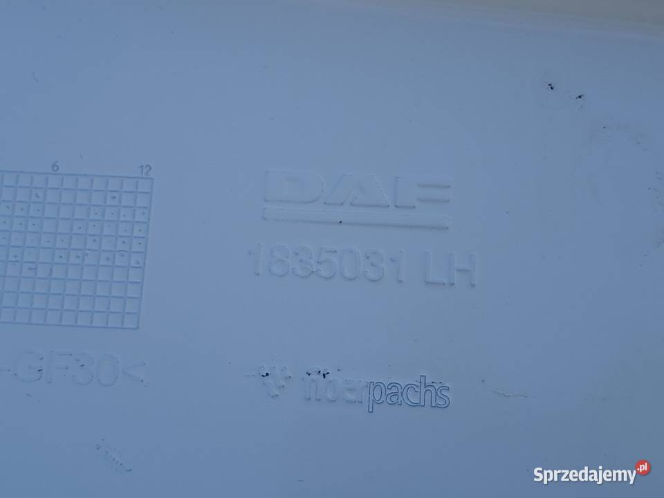 DAF XF 106 PRZEDŁUŻENIE STOPNICY LEWE LISTWA