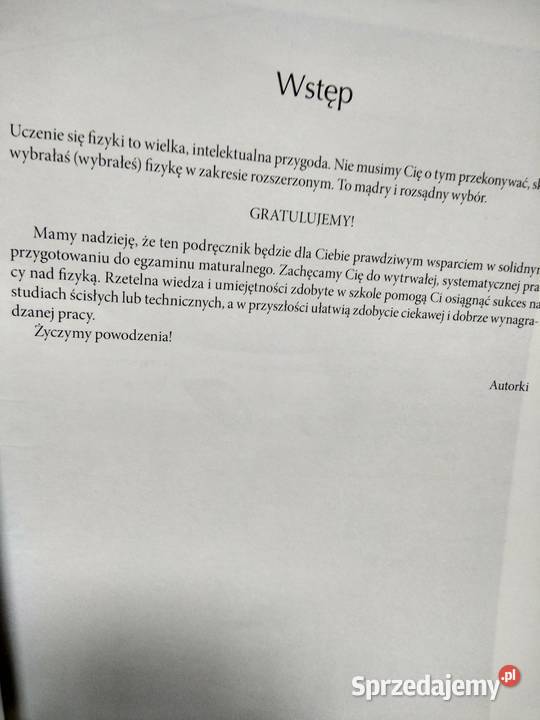 Z fizyką w przyszłość 1 rozszerzenie podręcznik Warszawa