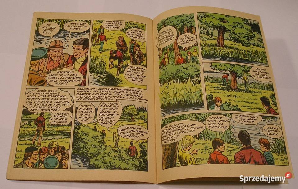 KAPITAN ŻBIK ZERWANA SIEĆ 1977 PIERWSZE WYDANIE Komiksy łódzkie Łódź