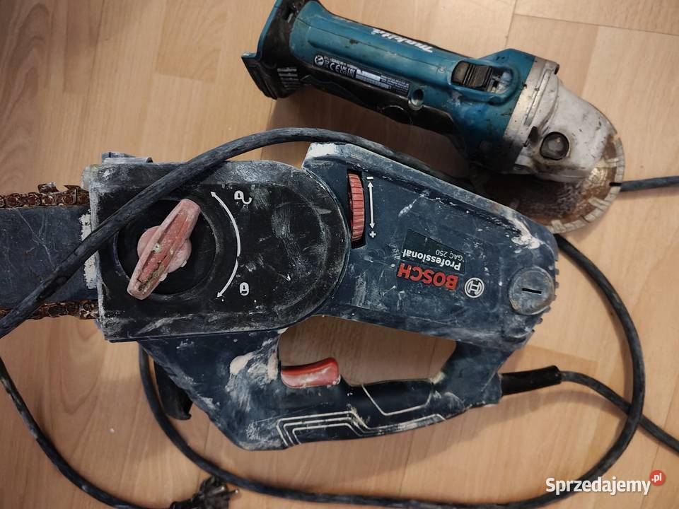 Piła do betonu Bosch i szlifierka Makita wielkopolskie