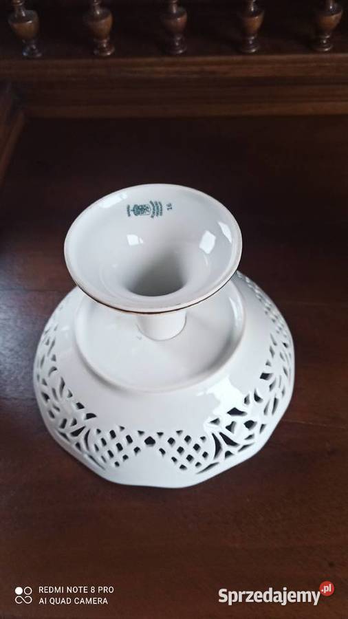 Patera na nodze ażur Schumann Arzberg Bavaria Gdańsk