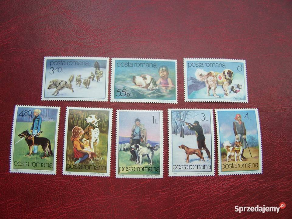 Rumunia 1982 MNH Mi 385057 Fauna Psy Filatelistyka Tychy