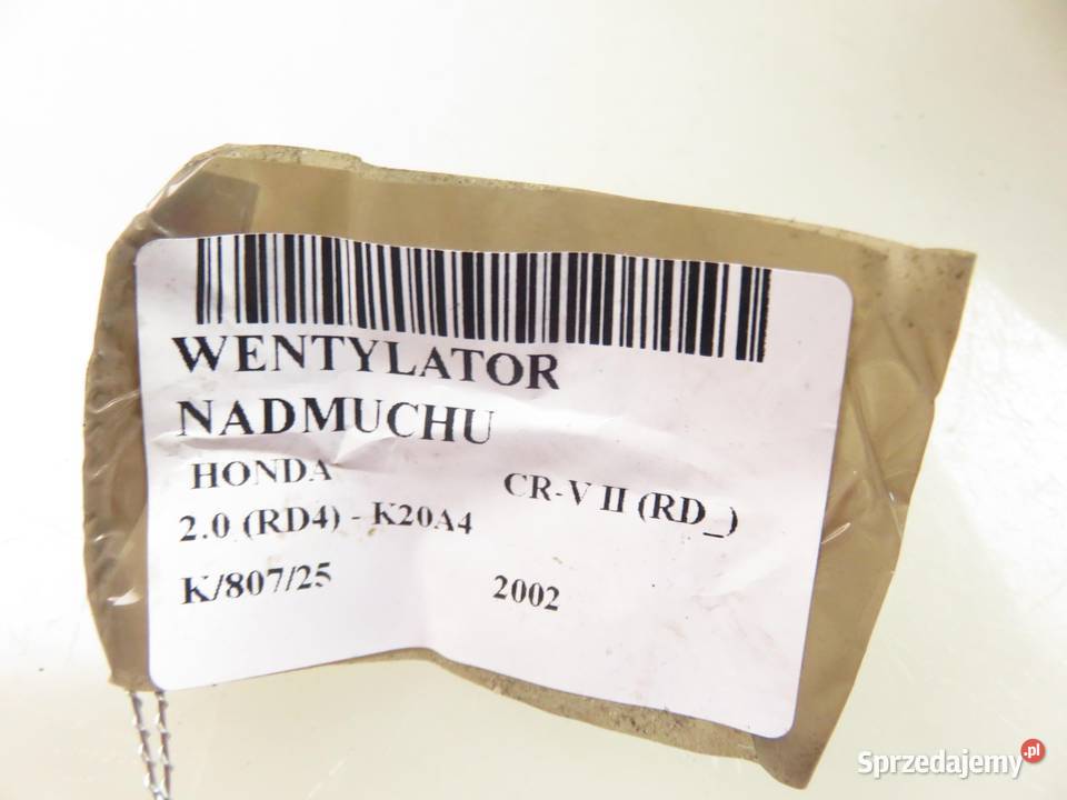 DMUCHAWA HONDA CRV II 1940001610