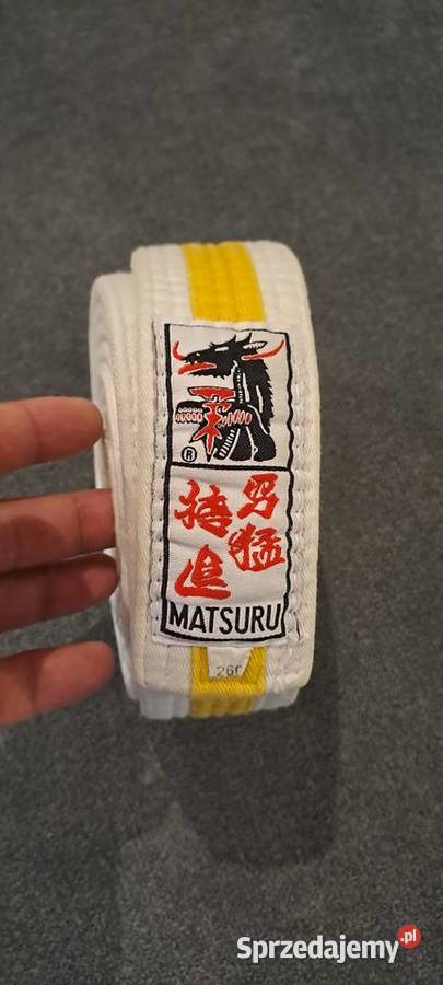 Mocny i wytrzymały pas do Judoga długość 26m Ząbki