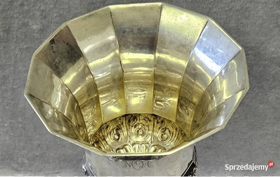 Puchar srebrny Szwecja Sztokholm WA Bolin 1917 Zgorzelec