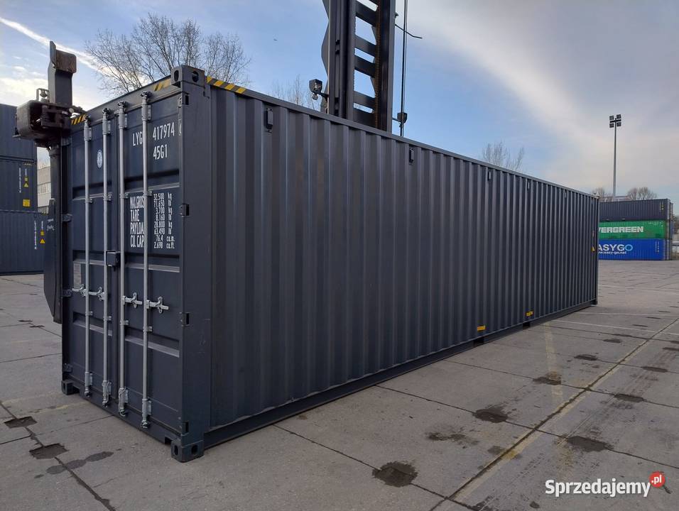 Kontener morski 40 HC 12 metrów nowy Pewny Magazynowanie mazowieckie Sochaczew