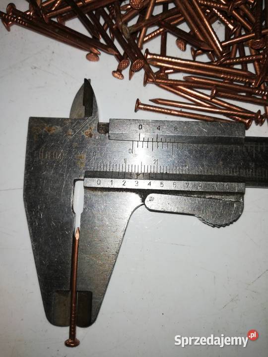 Gwoździe miedziane 35 1200 sztuk Warszawa