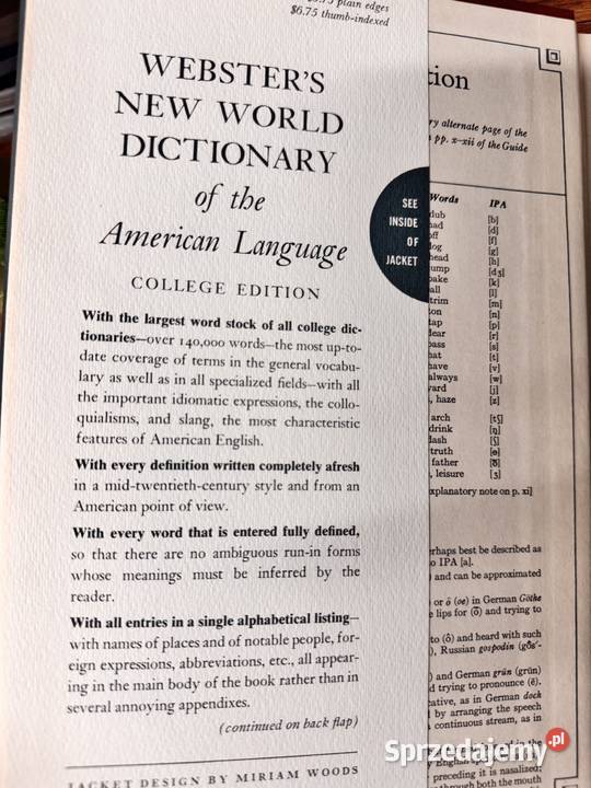 Websters World Dictionary of the American Warszawa