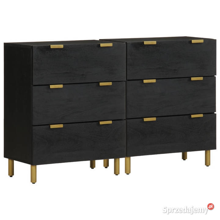 Szafki 2 czarne 60x33x75 WM3309992 Warszawa