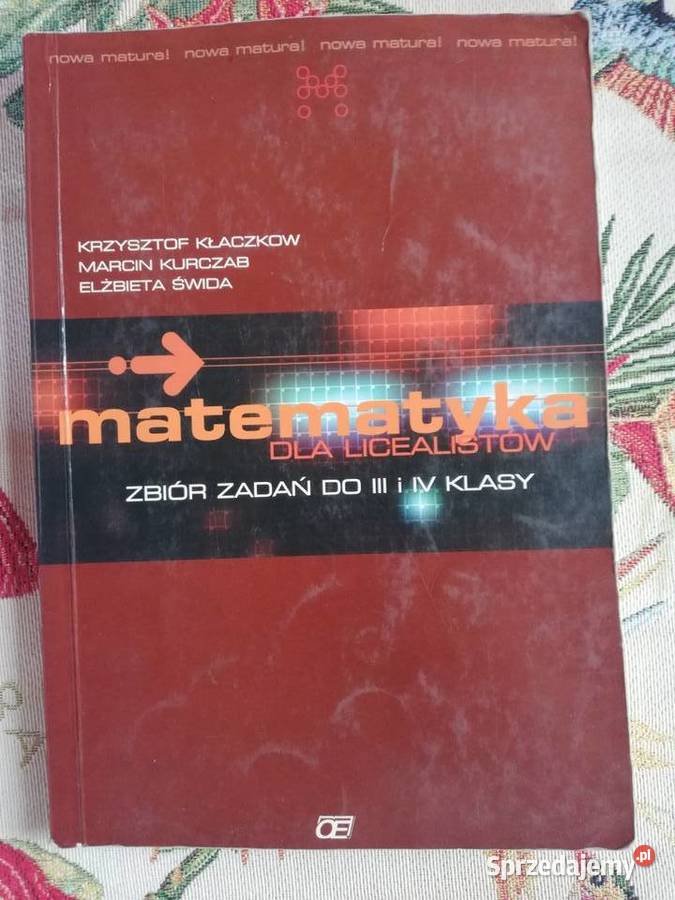 Matematyka zbiór zadań podręcznik Kłaczkow ISBN 8385751726 Kraków