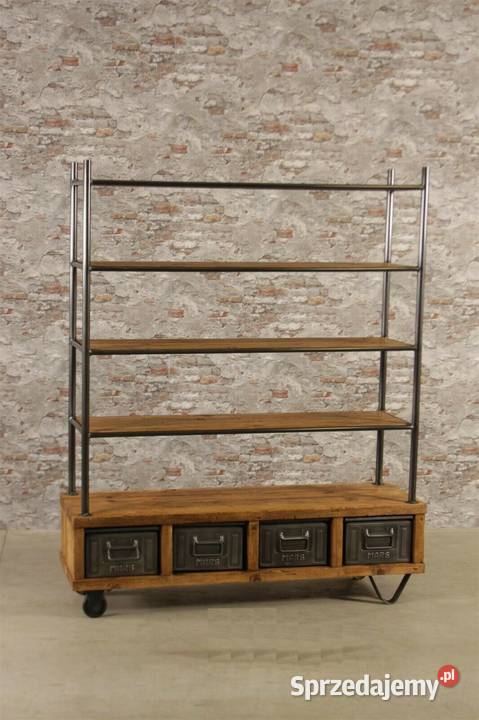 Meble industrialneRegał loftBiblioteka mazowieckie Warszawa