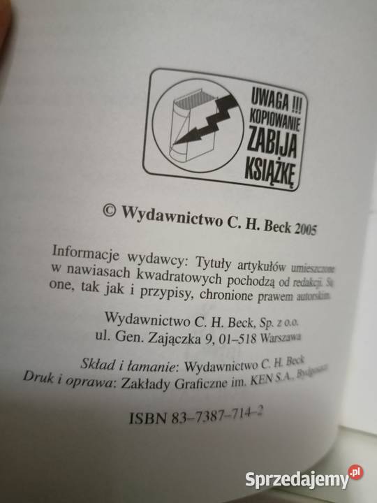 Kodeks cywilny książki prawo Warszawa księgarnia