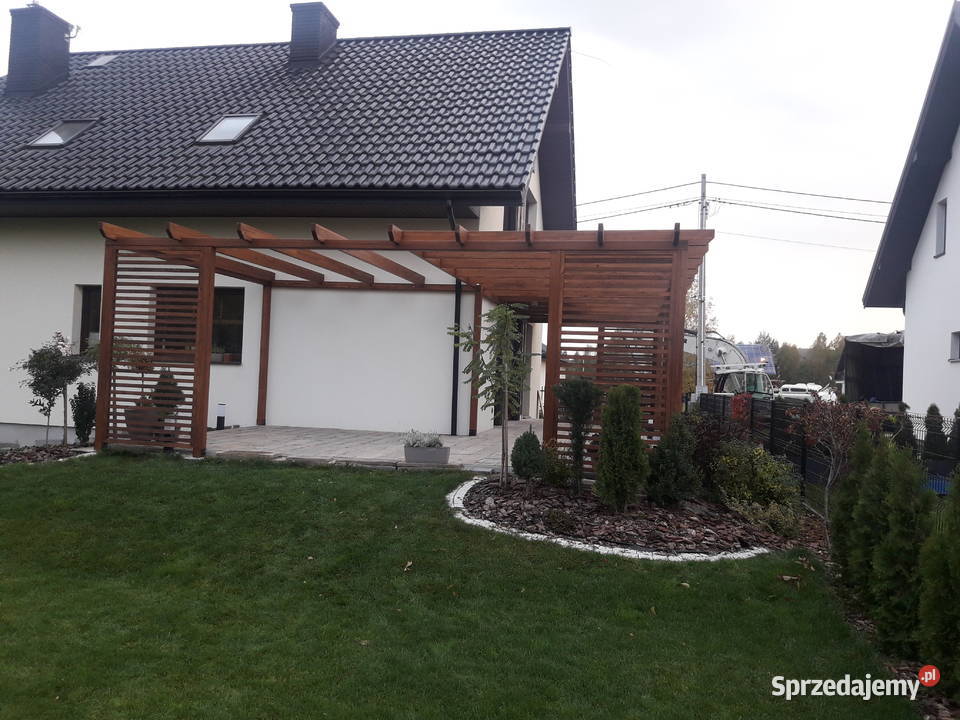 Tarasy drewniane zadaszenia Tarasow Altany świętokrzyskie Wąchock