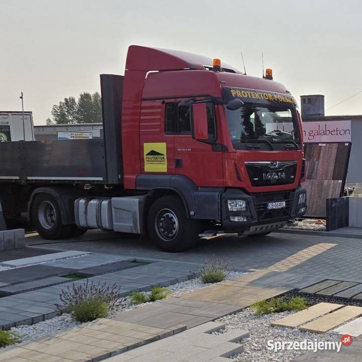 Usługi transportowe spedycja ciężarówka Zławieś Wielka