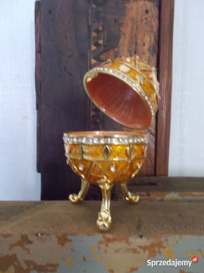 Jajo FabergWierna KopiaPlaterowane Antyki zachodniopomorskie Szczecin
