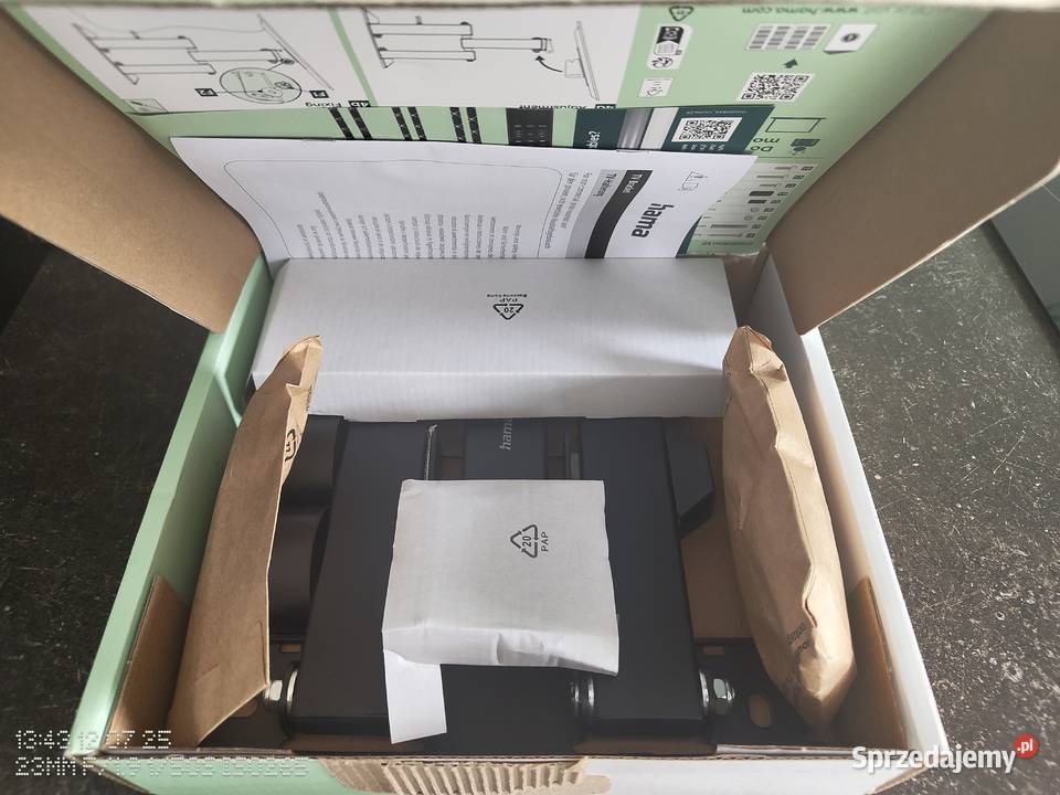 Nowy Uchwyt Tv Hama LCDLED VESA 400x400 Obrotowy mazowieckie Warszawa