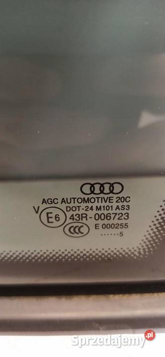 AUDI Q5 SZYBA KAROSERYJNA PRAWA 8R0845300G