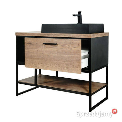 Szafka pod umywalkę 1001sk z blatem stojąca loft 100cm Biłgoraj
