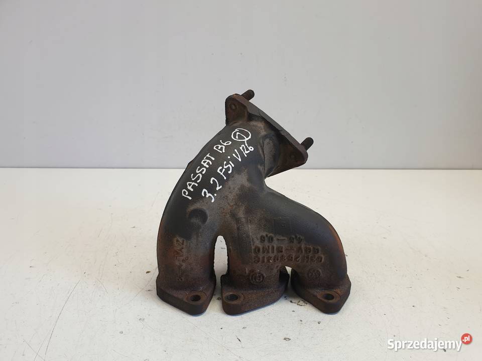 KOLEKTOR WYDECHOWY PASSAT B6 32 VR6 Q7 4L 36 FSI Rudka