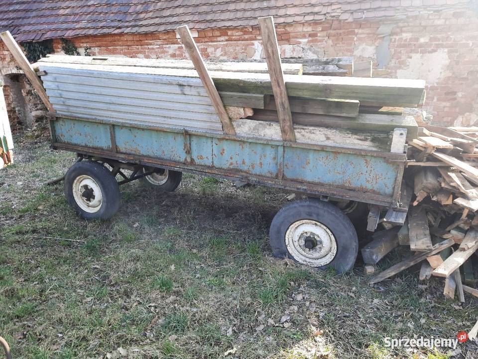 Sprzedam przyczepkę sam bez papierów 880286461 Przyczepy rolnicze Głogów