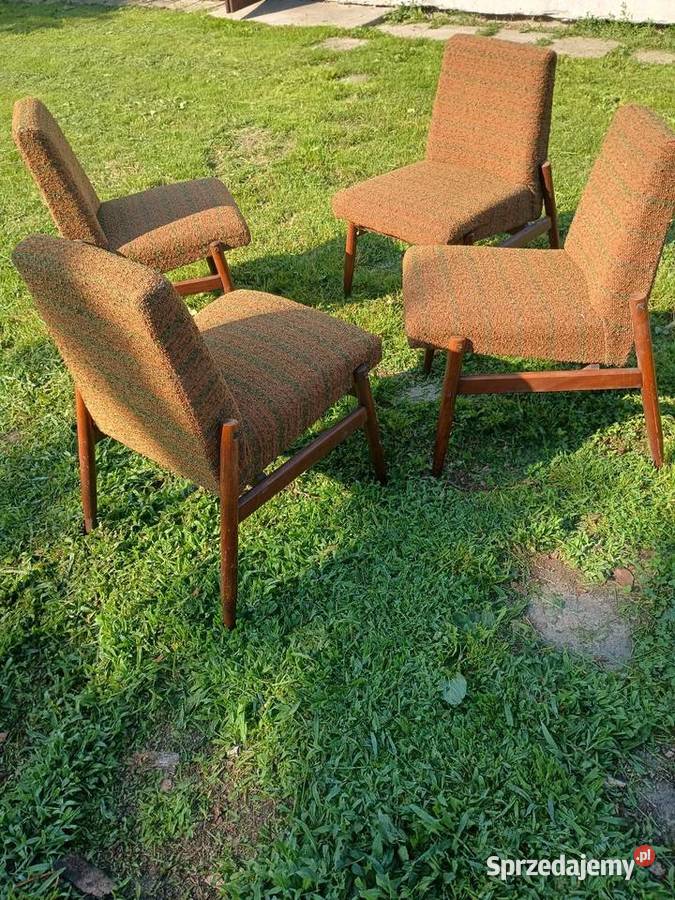 Fotele dizajn PRLzestaw 5 sztuk do renowacji Wola Dalsza