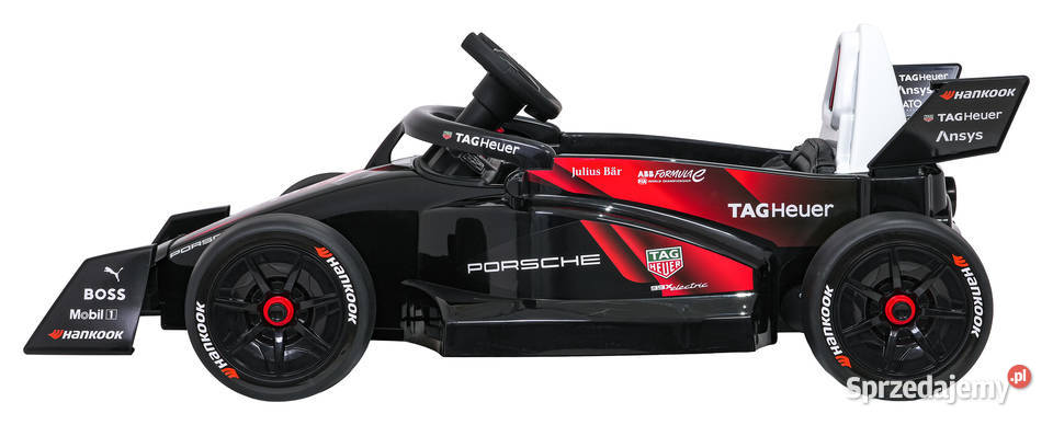 Pojazd Bolid Formuły E Porsche Czerwony Pojazdy elektryczne i spalinowe Łopuszno