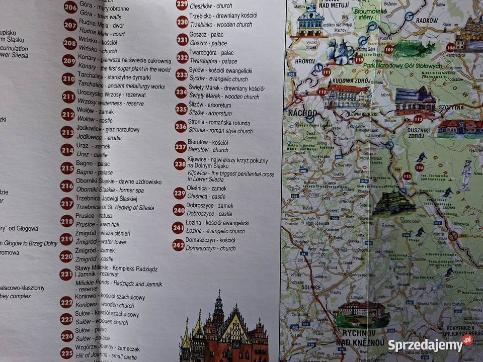 Dolny Śląsk atrakcje turystyczne 1275 000 Lower Rok wydania 2006 małopolskie Kraków