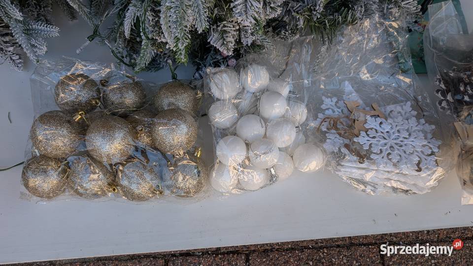 Choinka sztuczna Dewur 150 ozdoby oświetlenie Jadowniki