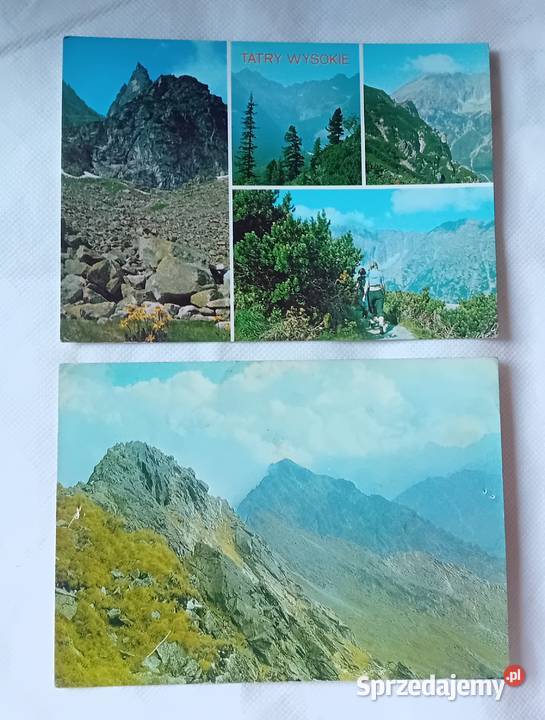 Dwie pocztówki Tatry Wysokie KAW lata 80e Pocztówki i karty telefoniczne wielkopolskie