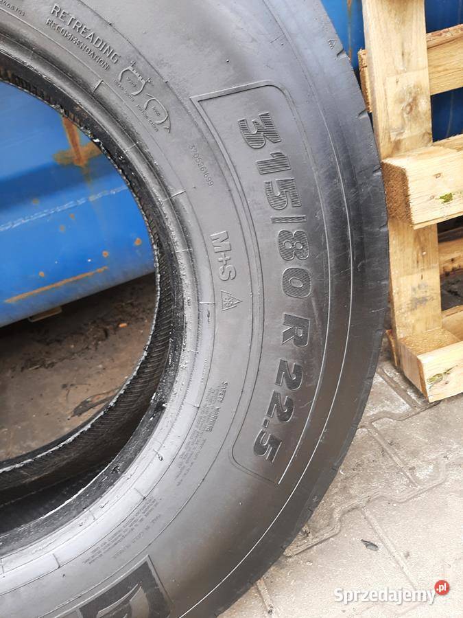 Opona używana ciężarowa 31580R225 MATADOR FM4 podlaskie Zaścianki sprzedam