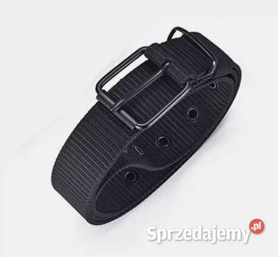 pasek do spodni materiałowy czarny długość 114 Kielce