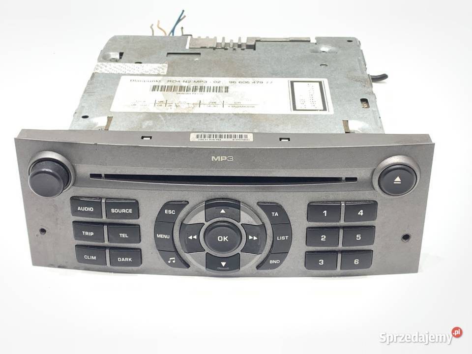 RADIO CITROEN C5 II 96606479YW ODTWARZACZ osobowe