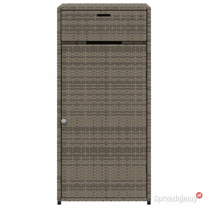 Szafka ogrodowa szara 55x55x111 cmpolirattan Warszawa