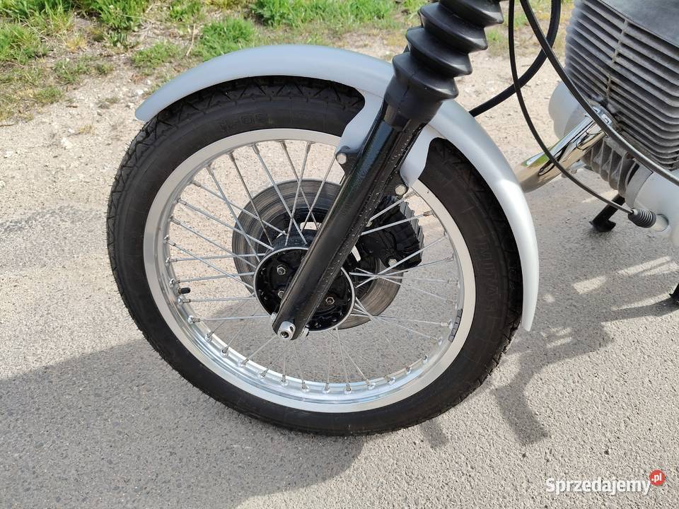 Motocykl MZ ETZ 250 1988 niebieska z dokumentami