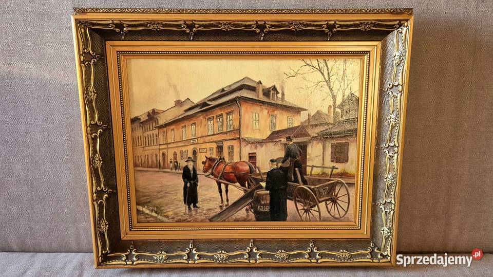 Obraz Mirosław Szeib Drobny Handelek V 2008 śląskie Częstochowa