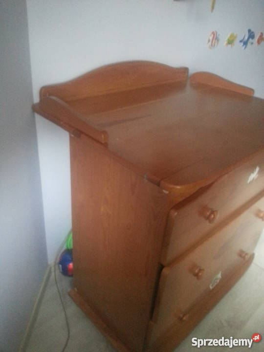 Komoda drewniana z przewijakiem 91cm Warszawa