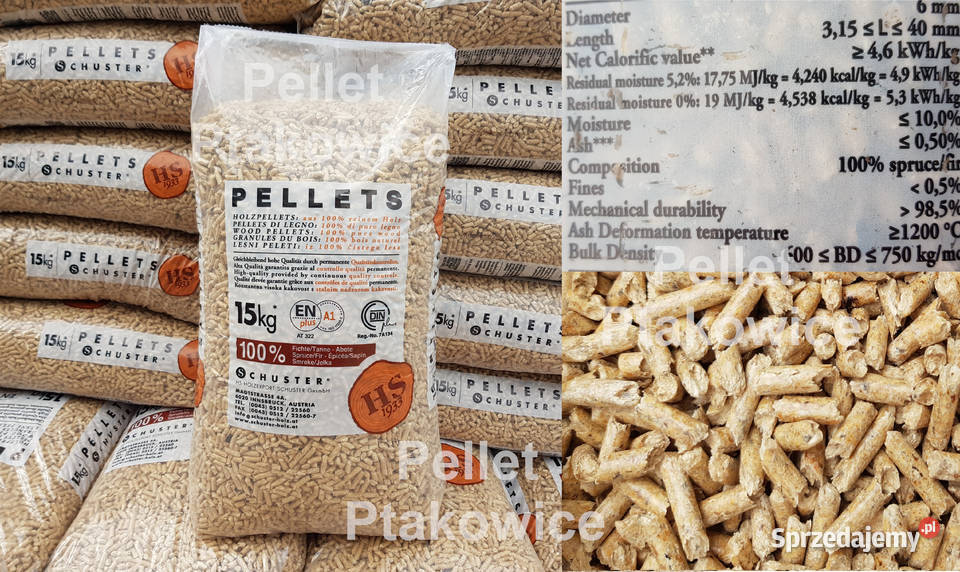 Pellet Olczyk A1 Śląsk dostępny certyfikat pelet Tarnowskie Góry