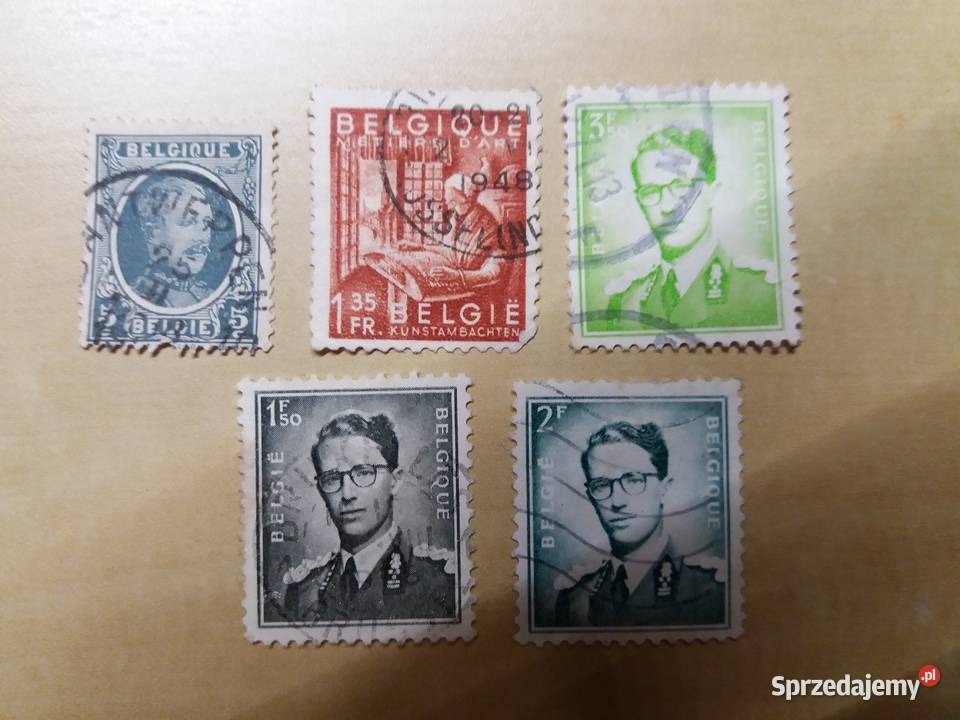 Znaczki Belgia Holandia Norwegia Finlandia Dania Gliwice