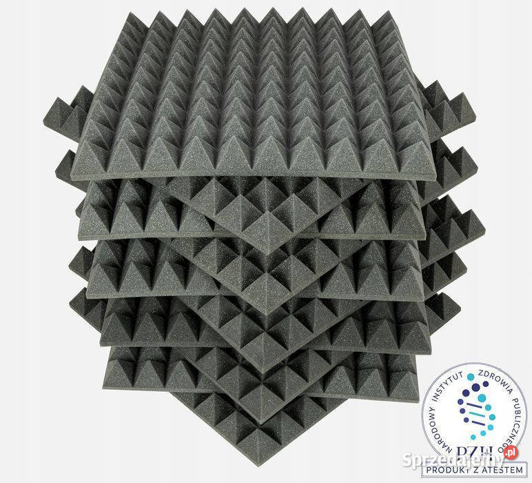 Panel Akustyczny Piramidki Pianka Akustyczna Łąki