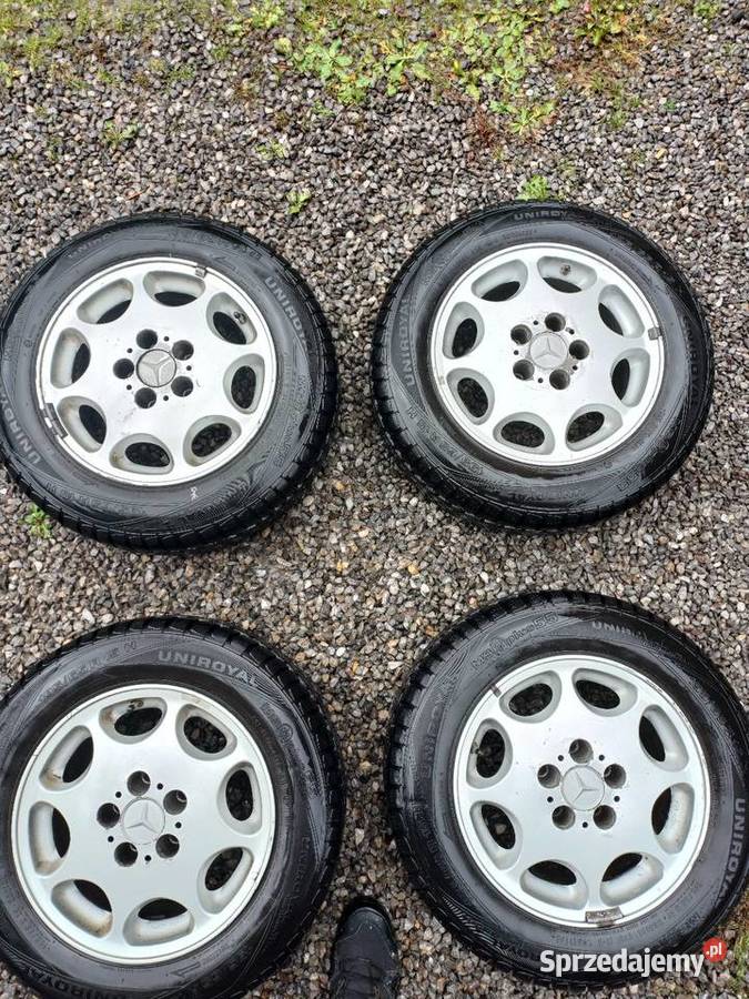 Alufelgi 15 5x112 Mercedes z oponami zimowymi świętokrzyskie Opatów sprzedam