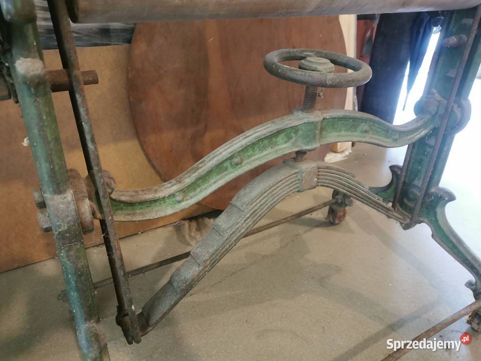 100 letni stary żeliwny Magiel ciężki ozdoba Poznań sprzedam